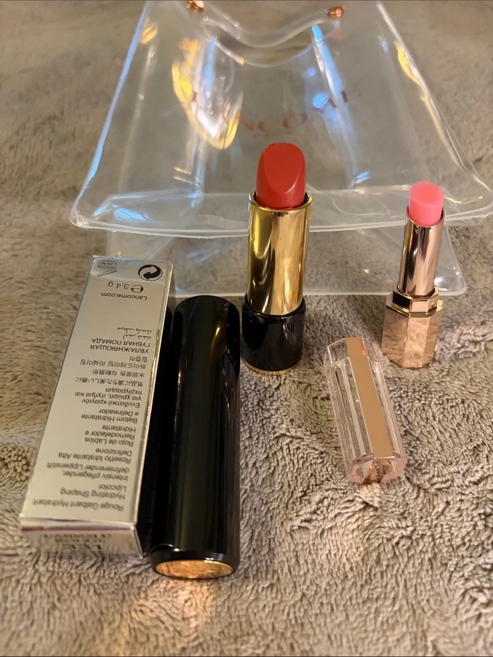Lancôme L’Absolu Fleur Impressionniste 331 Lipstick New in Box and Lancôme Gloss